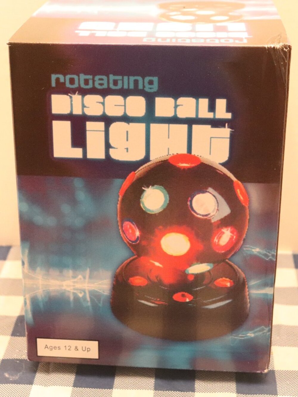 Rinco EL-DISL9 9in Revolving Rainbow Disco Light